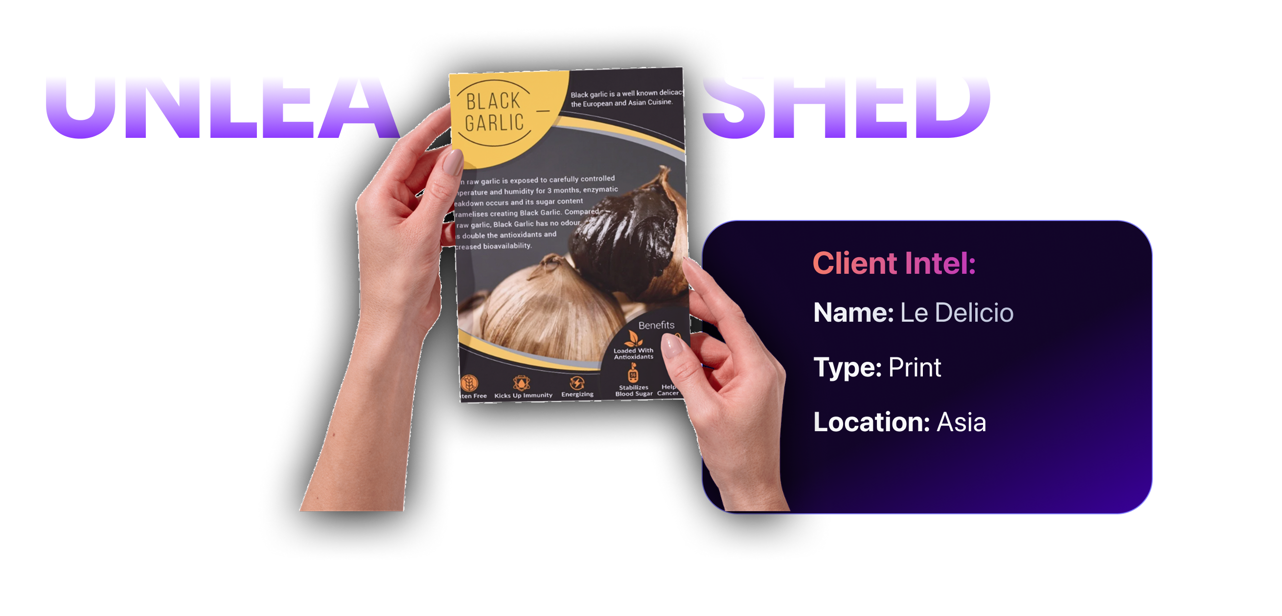 Designing a Premium Print Identity for a Superfoods Brand Banner