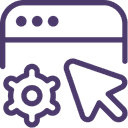 Seamless website management Icon