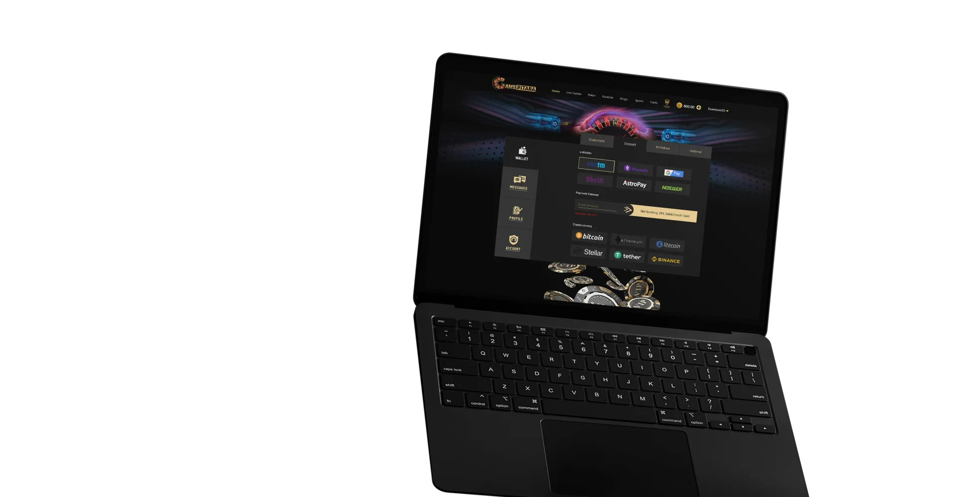 Gamepitara — Web, Gaming Platform, React, Node.js | Kat & Krow