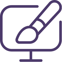 Creative website design Icon