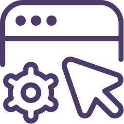 Seamless website management Icon